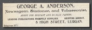 George Anderson ad